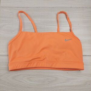 Nike Swimming Bikini Top Small Orange Padded Yoga Running‎ Gym Workout Athletic